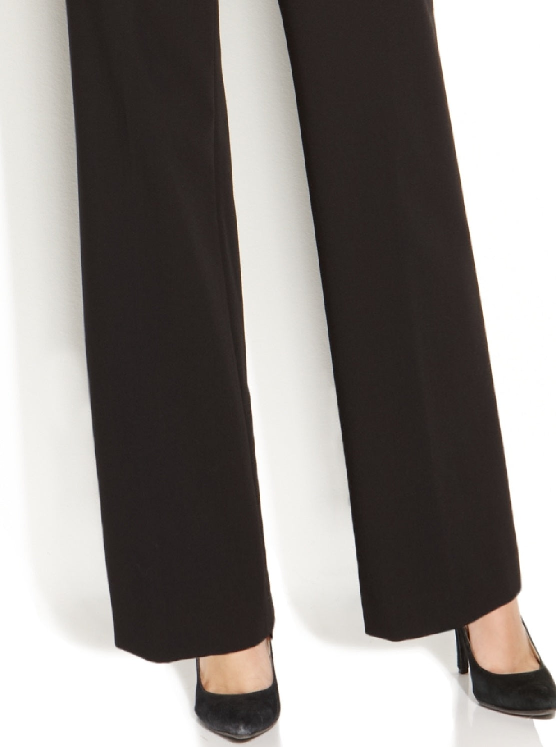 Calça Calvin Klein Modern Fit Feminina Preta Tamanho 14