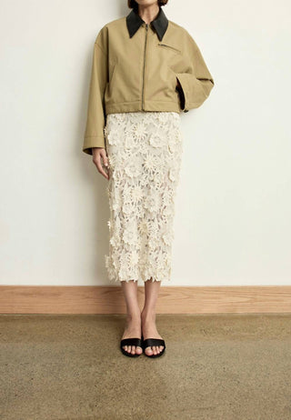 Smythe - Appliqué Pencil Skirt