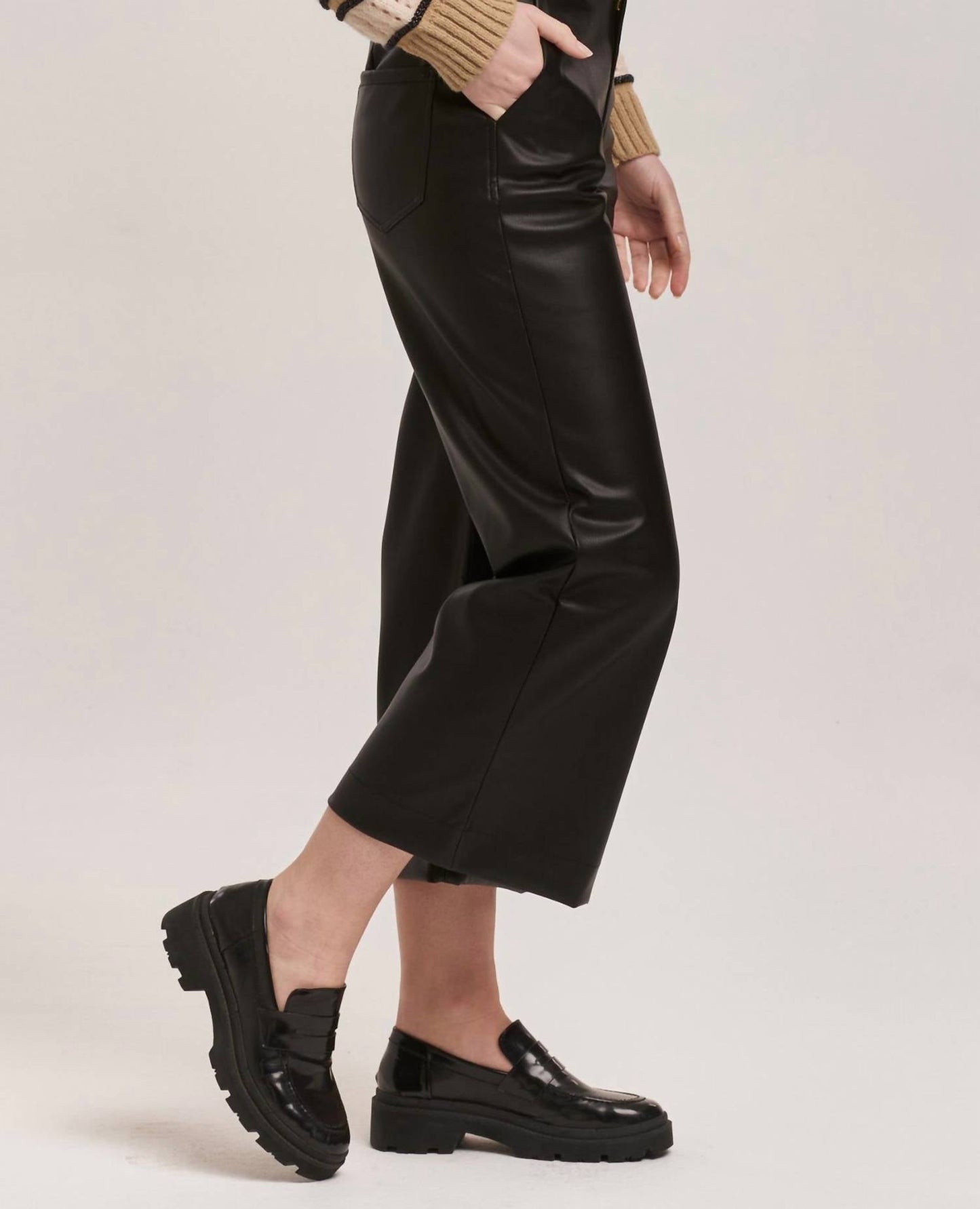 Dear John Denim - Women's Audrey Super High Rise Cropped Wide Leg Pants