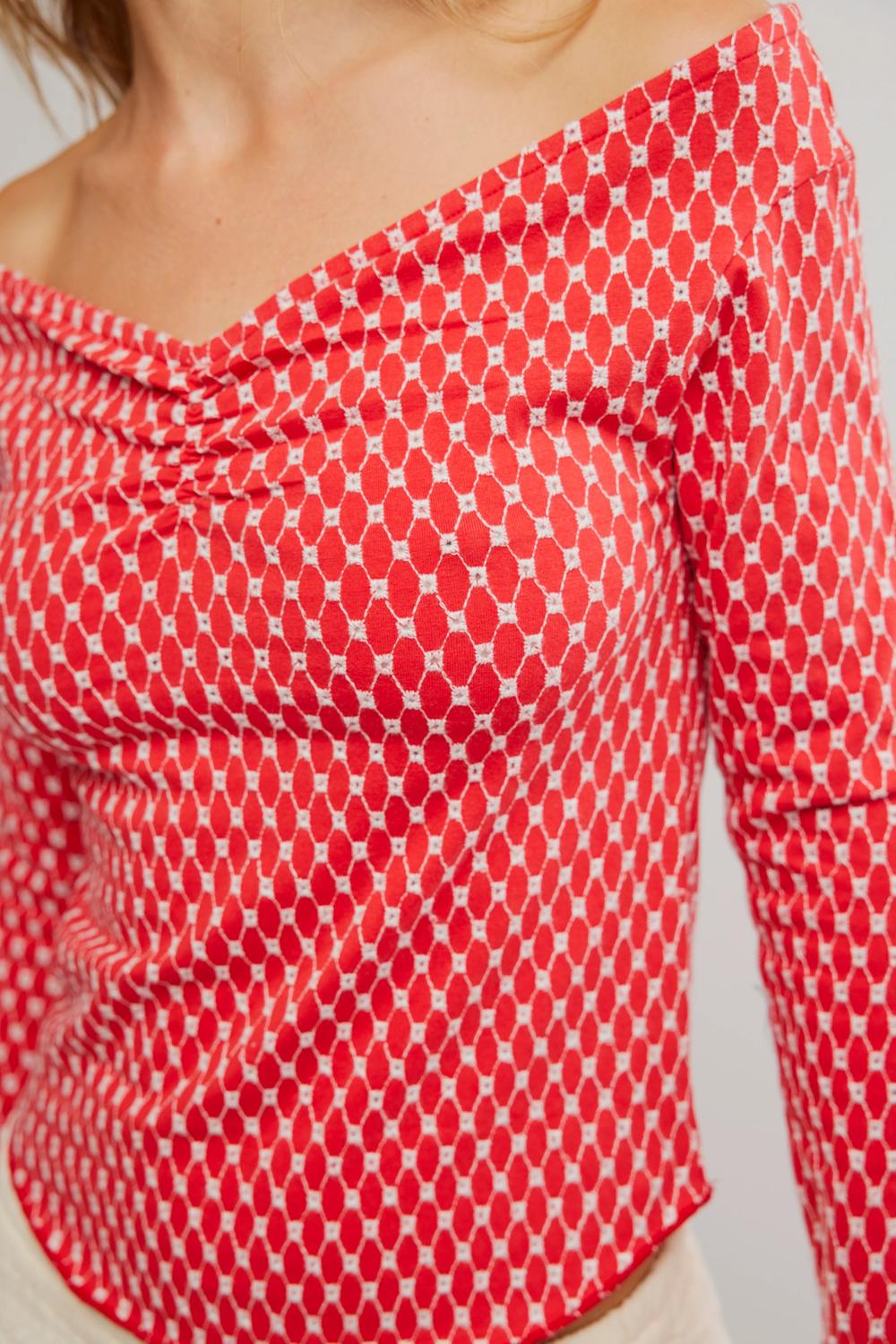 Free People - Gia Eyelet Top