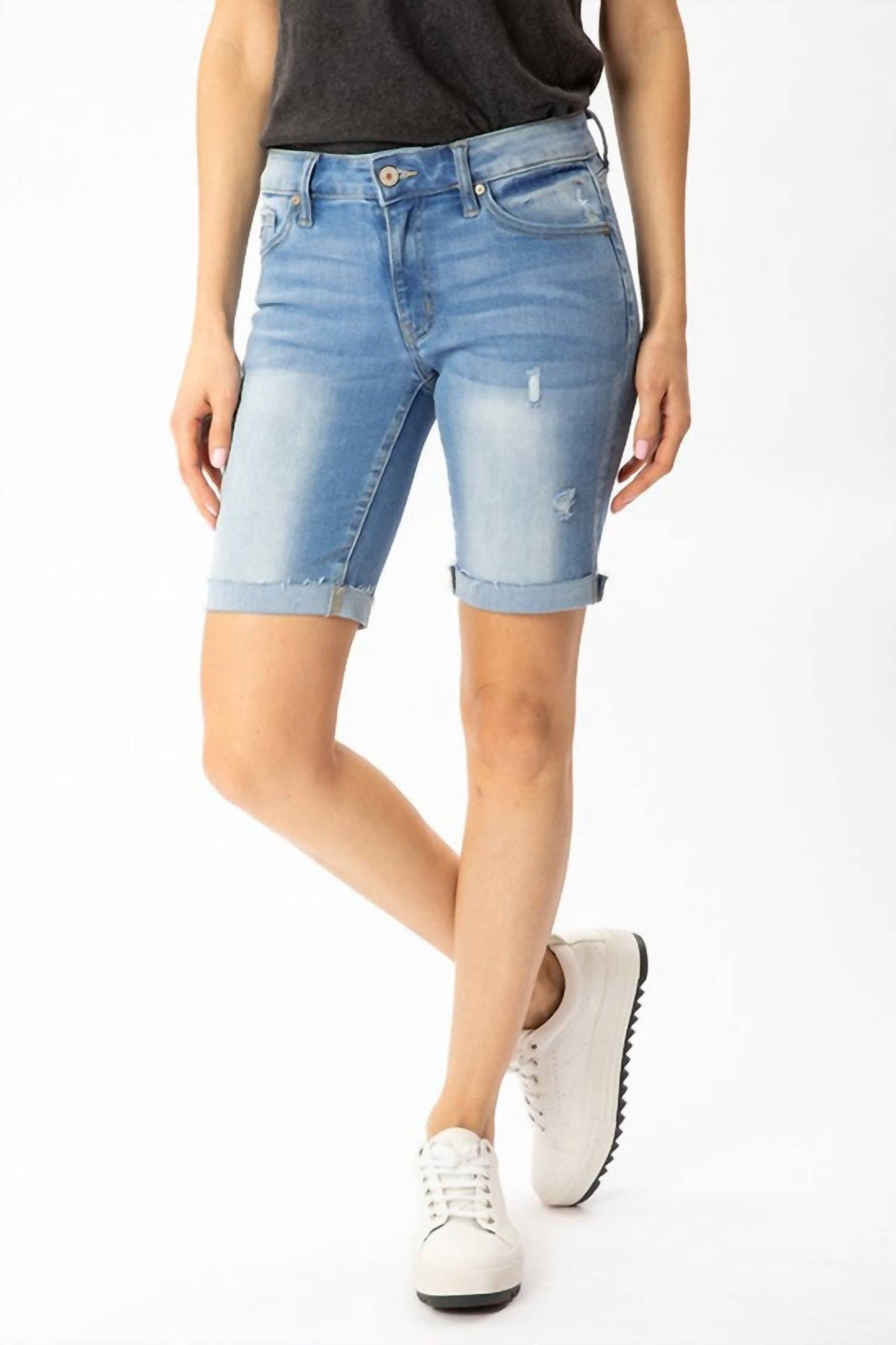 Kancan - Denim Bermuda Shorts