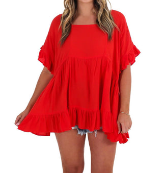 Easel - On My Terms Tunic Top