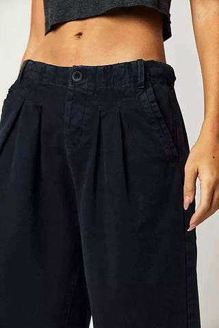 Free People - Calças curtas de perna larga
