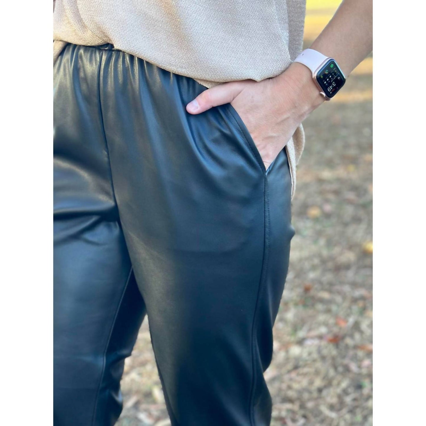 Z Supply - Lenora Faux Leather Jogger