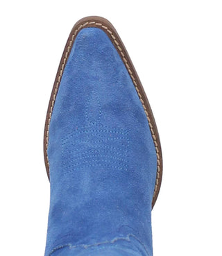 Dingo - Botas femininas Out West de camurça da moda com bico fino
