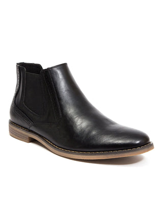 Bota Chelsea Confortável Mikey Dress Deer Stags Masculina Preta Tamanho 12M