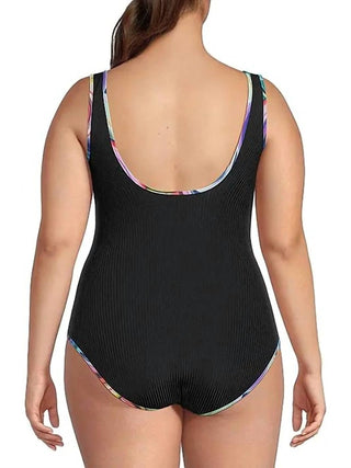 Johnny Was - Macacão feminino com decote quadrado plus size