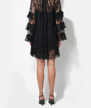 Adelyn Rae - Lorena Lace Ruffled Shift Dress
