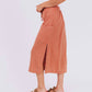 Wishlist - Braided Drawstring Linen Skirt