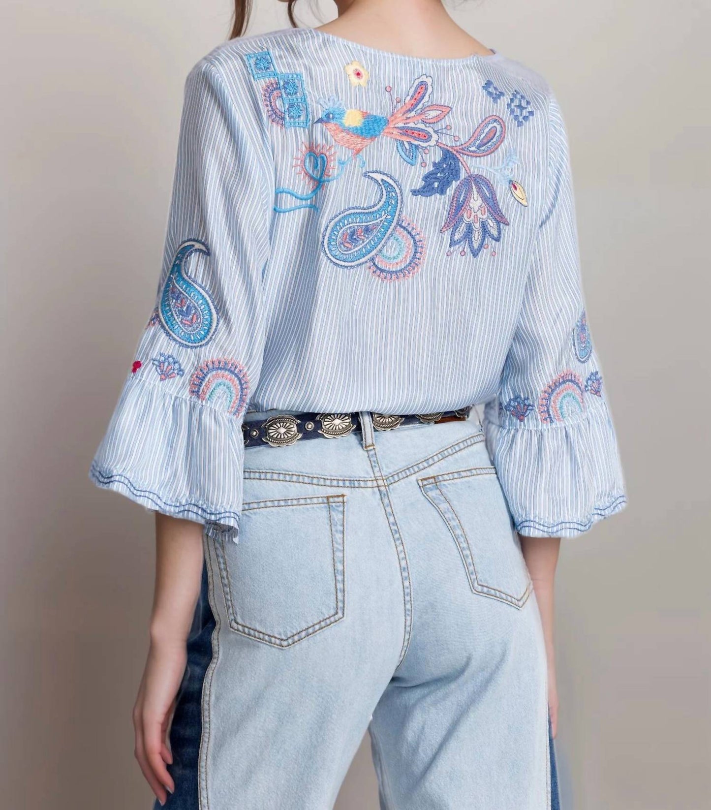 Johnny Was - Neilly Ruffle Sleeve Blouse