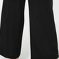 Calça Palazzo Feminina NY Collection Preta Tamanho Pequeno X-Small