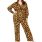 Macacão feminino NY Collection Faux Wrap marrom tamanho 2X
