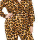 Macacão feminino NY Collection Faux Wrap marrom tamanho 2X