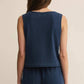 Z Supply - Solace V-neck Jersey Denim Tank Top