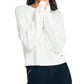 Suéter feminino Nautica Cropped de tricô branco tamanho XX-G