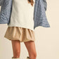 Klesis - Striped Padded Oversized Shacket