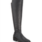 Material Girl Darcell Couro Almond Toe Acima do Joelho Feminino Preto Tamanho 6 M