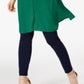 Camisa túnica feminina Alfani Roll Tab, verde, tamanho X-S