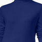 Suéter feminino de gola alta JM Collection azul tamanho pequeno G