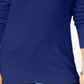 Suéter feminino de gola alta JM Collection azul tamanho pequeno G