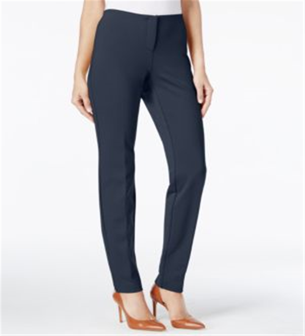 Calça skinny Hollywood feminina Alfani azul tamanho 4 pequena