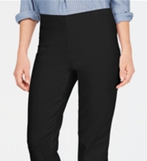 Calça Capri Chelsea Pull-on Tummy Control Feminina Charter Club Preta Tamanho 4