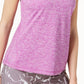 Camiseta ID Ideology Essentials Rapidry Heathered Feminina Roxa Tamanho XX-G