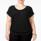 Blusa feminina JM Collection preta tamanho 2X