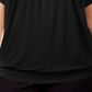 Blusa feminina JM Collection preta tamanho 2X