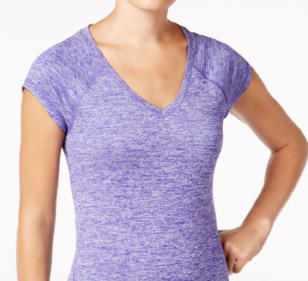 Camiseta ID Ideology Rapidry Heathered Performance Feminina Roxa Tamanho X-G