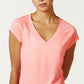 Camiseta ID Ideology Essentials Rapidry Heathered Feminina Rosa Tamanho X-G