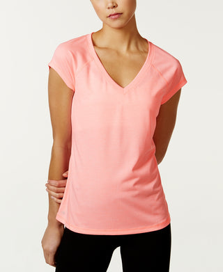 Camiseta ID Ideology Essentials Rapidry Heathered Feminina Rosa Tamanho X-G