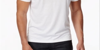 Calça Henley Stretch Soft Touch Masculina Alfani Branca Tamanho Grande