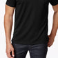 Polo Alfani Masculino Ottoman com Zíper Preto