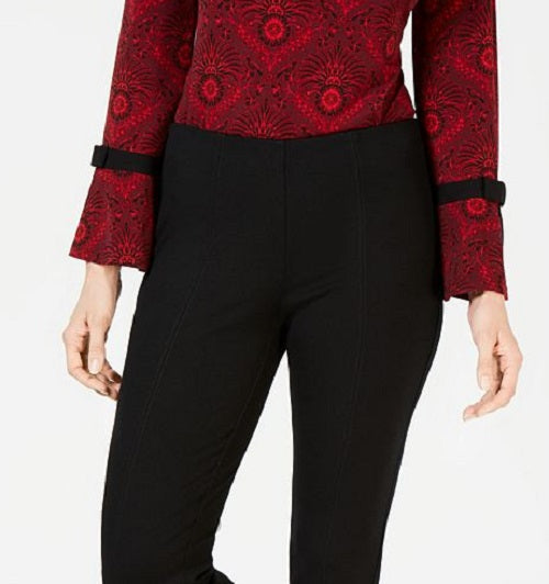 Calça feminina Charter Club SeaPull-on preta tamanho 4