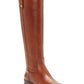 Botas de montaria femininas Fawne de couro INC International Concepts, marrom, tamanho 10 M