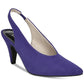 Bar III Tanya Slingback Feminino Bico Fino Azul Tamanho 7,5 M