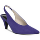Bar III Tanya Slingback Feminino Bico Fino Azul Tamanho 7,5 M