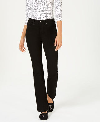 Charter Club Women's Straight Leg Jeans Black Size 10