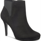 Botas femininas Thalia Sodi Briea com bico amendoado e salto alto, pretas, tamanho 11