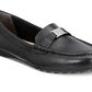 Mocassim feminino Giani Bernini Dailyn com espuma viscoelástica, preto, tamanho 5,5 M