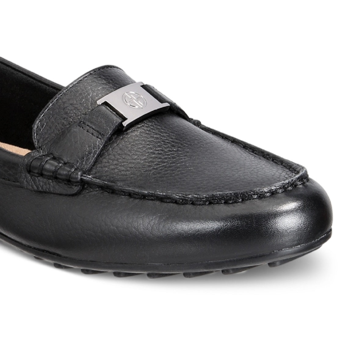 Mocassim feminino Giani Bernini Dailyn com espuma viscoelástica, preto, tamanho 5,5 M