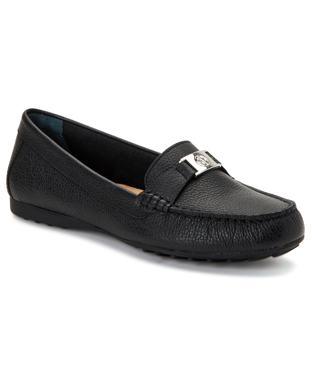 Mocassim feminino Giani Bernini Dailyn com espuma viscoelástica, preto, tamanho 7 M