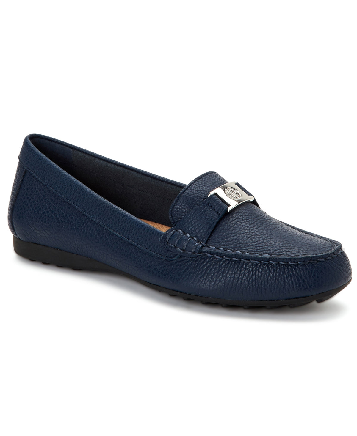Mocassim feminino Giani Bernini Dailyn Memory Foam Azul Tamanho 7,5 M