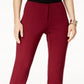 Calça skinny Hollywood feminina Alfani vermelha tamanho 14 pequena