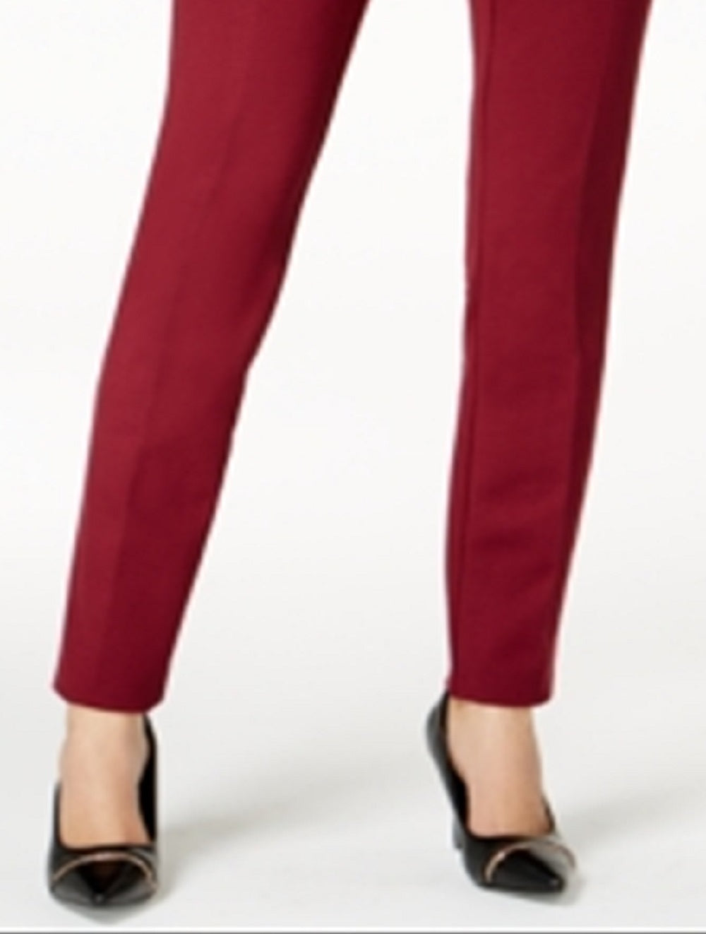 Calça skinny Hollywood feminina Alfani vermelha tamanho 14 pequena