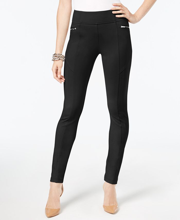 Calça Skinny Moto Feminina INC International Concepts Preta Tamanho 6