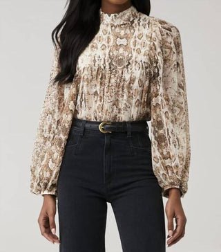 Bardot - Blusa Estampa Cobra