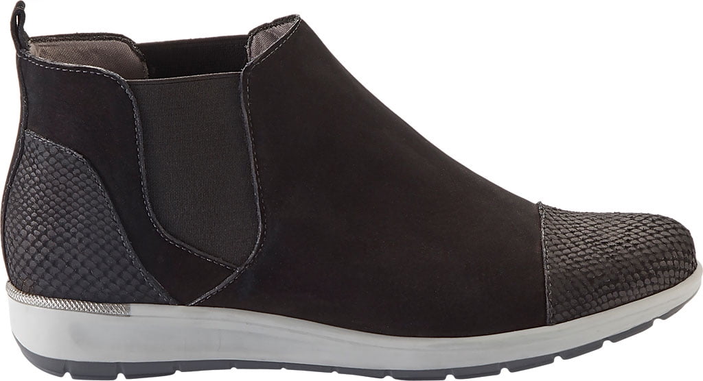 Botas femininas Osmond da Walking Cradles, pretas, tamanho 5,5