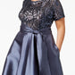 Vestido longo feminino R &amp; M Richards, cinza, tamanho 18W